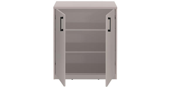 KOMMODE  in 72/84/36 cm  - Kaschmir/Schwarz, Basics, Holzwerkstoff/Kunststoff (72/84/36cm) - Xora