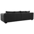 BIGSOFA Flachgewebe Anthrazit  - Anthrazit/Beige, KONVENTIONELL, Holz/Textil (287/69/108cm) - Cantus