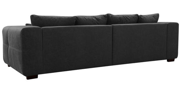 BIGSOFA Flachgewebe Anthrazit  - Anthrazit/Beige, KONVENTIONELL, Holz/Textil (287/69/108cm) - Cantus