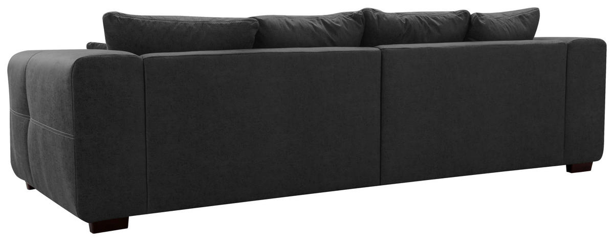 BIGSOFA in Flachgewebe Anthrazit  - Anthrazit/Beige, KONVENTIONELL, Holz/Textil (287/69/108cm) - Sit & More