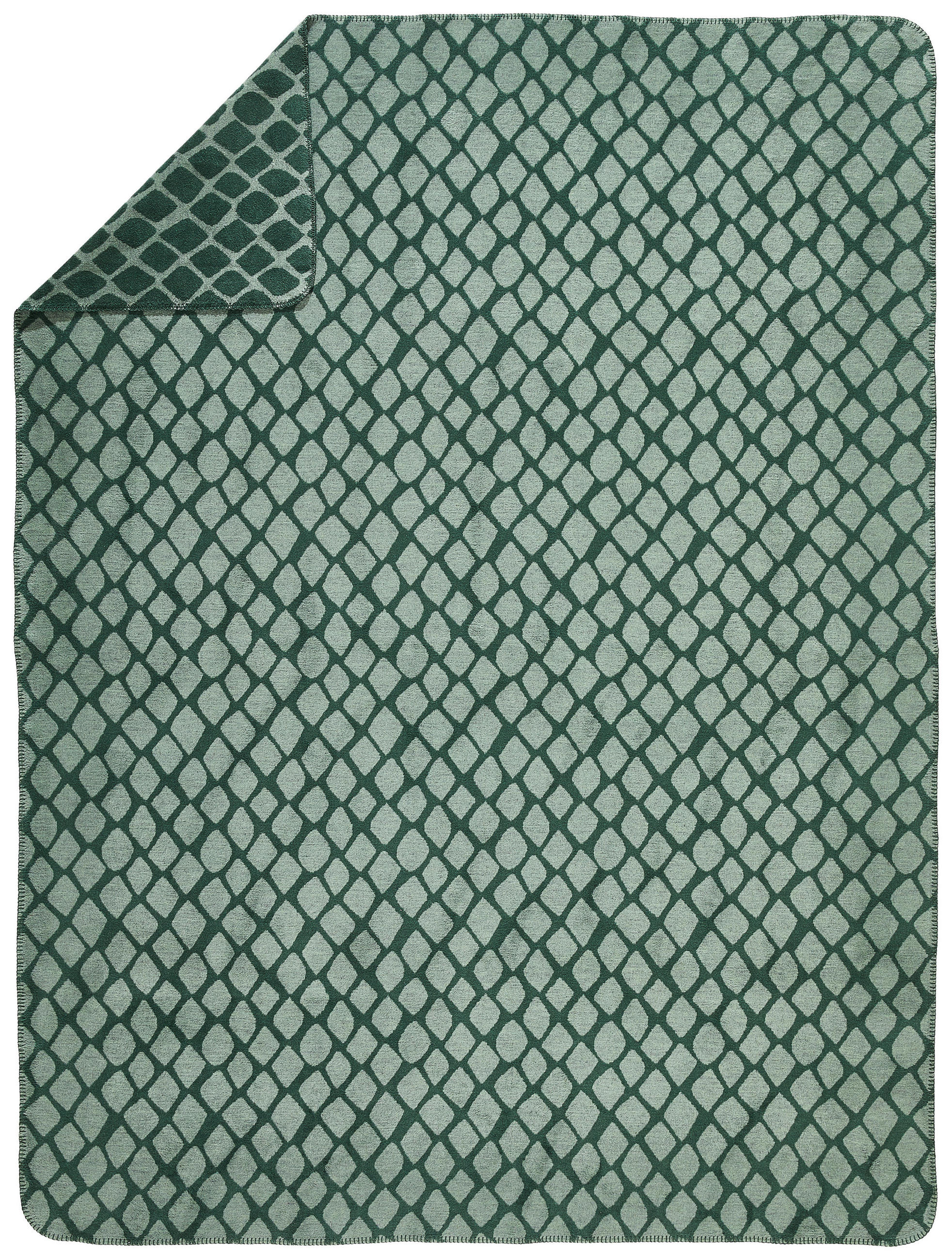 WOHNDECKE Snako 150/200 cm  - Grün, LIFESTYLE, Textil (150/200cm) - Dieter Knoll