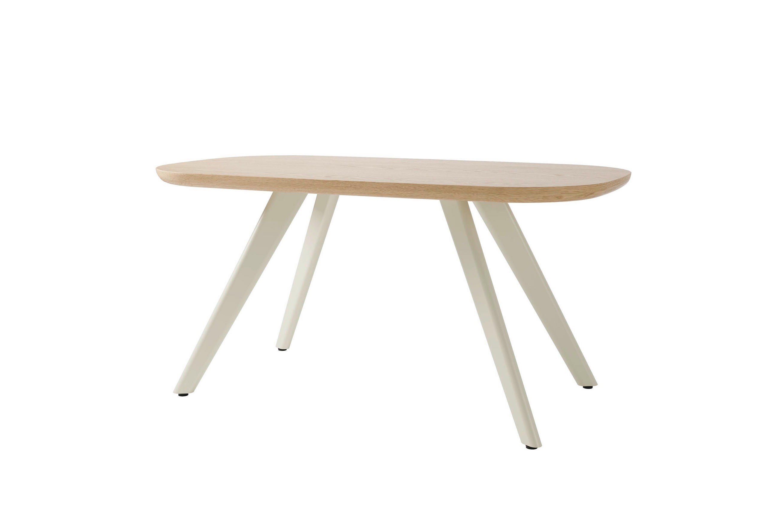 Schöner Wohnen Esstisch Eiche Bianco 90x76x160 cm