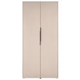 SCHUHSCHRANK  in 90/195/38 cm  - Kaschmir/Schwarz, Design, Holzwerkstoff/Kunststoff (90/195/38cm) - Voleo