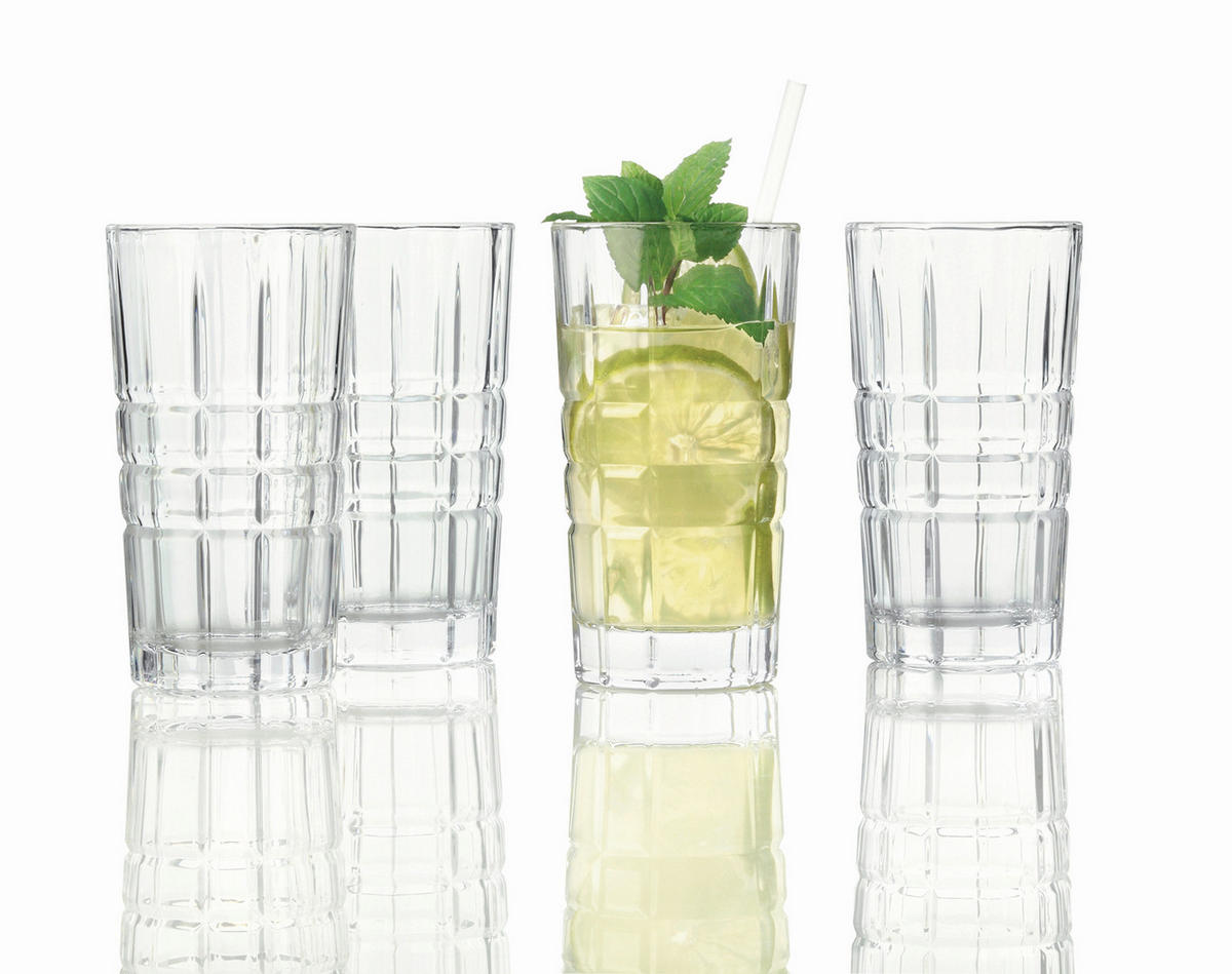 ČAŠA ZA PRODUŽENA PIĆA  260 ml  - providno, Osnovno, staklo (7,00/12,80/7,00cm) - Leonardo