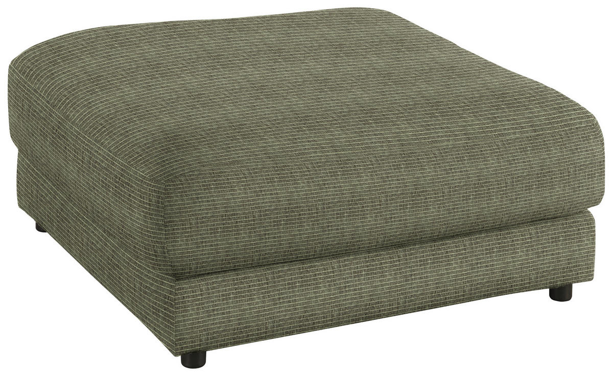 HOCKER in Textil Grün  - Schwarz/Grün, Design, Kunststoff/Textil (100/86/100cm) - Lomoco