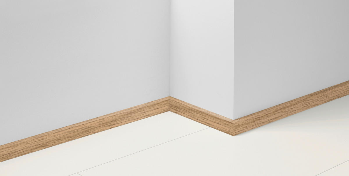 SOCKELLEISTE - Hellbraun/Eichefarben, Basics, Holzwerkstoff (220/4/1,6cm) - Parador