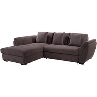 ECKSOFA in Webstoff Braun  - Braun, Design (187/278cm) - Livetastic