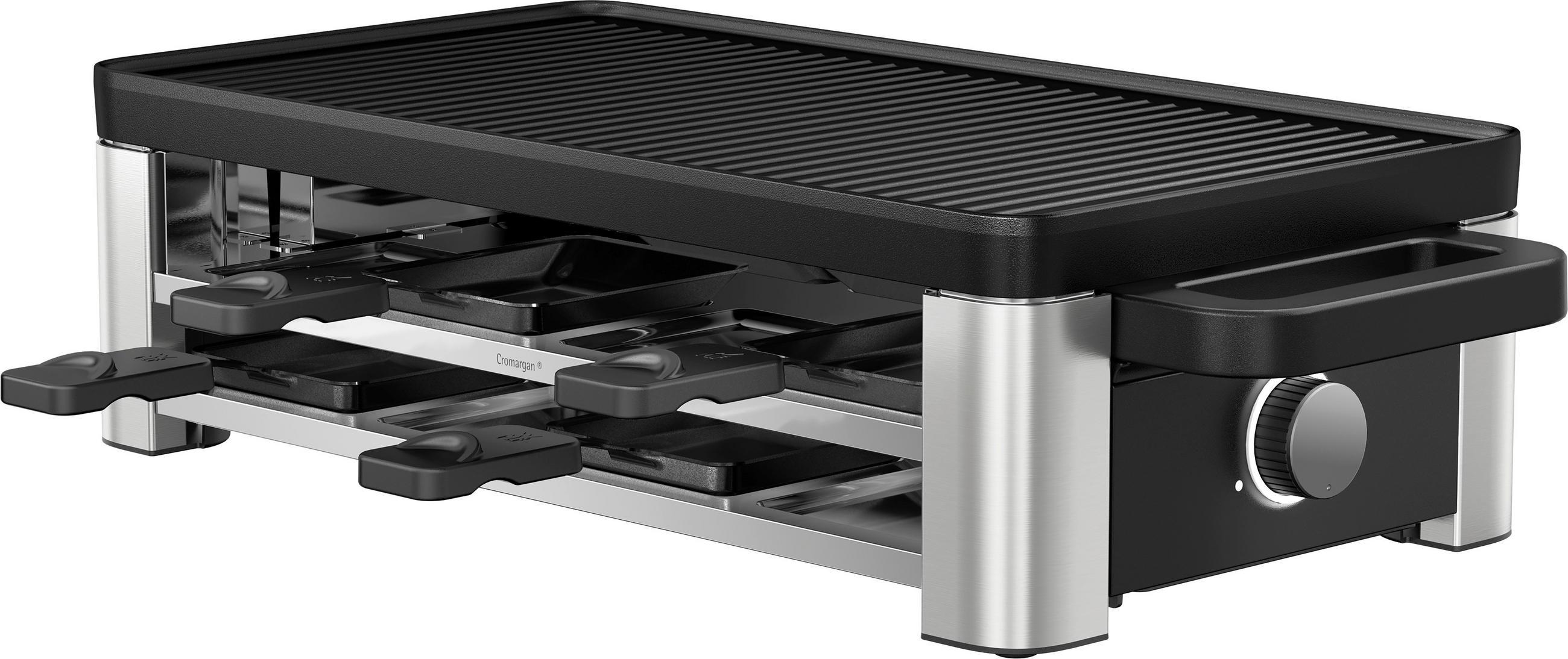 RACLETTE-GRILL WMF Lono  - Edelstahlfarben, Design, Metall (44/24/13,2cm) - WMF