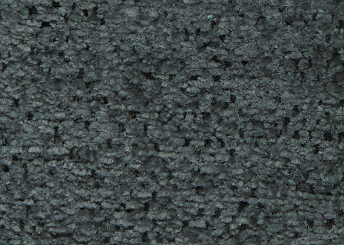 ECKSOFA in Chenille Anthrazit  280/205 cm  - Anthrazit/Schwarz, Design, Textil/Metall (280/205cm) - Xora
