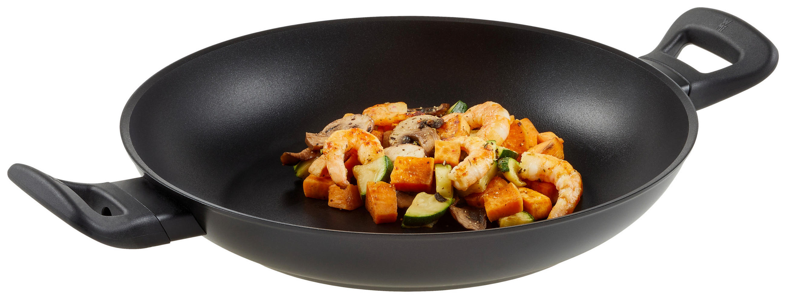 SERVIRNA PONEV 28 cm  - črna, Basics, kovina (28cm) - WMF