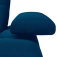 ECKSOFA in Struktur Blau  233/313 cm  - Blau/Schwarz, Design, Kunststoff/Textil (233/313cm) - Emilio Belluti