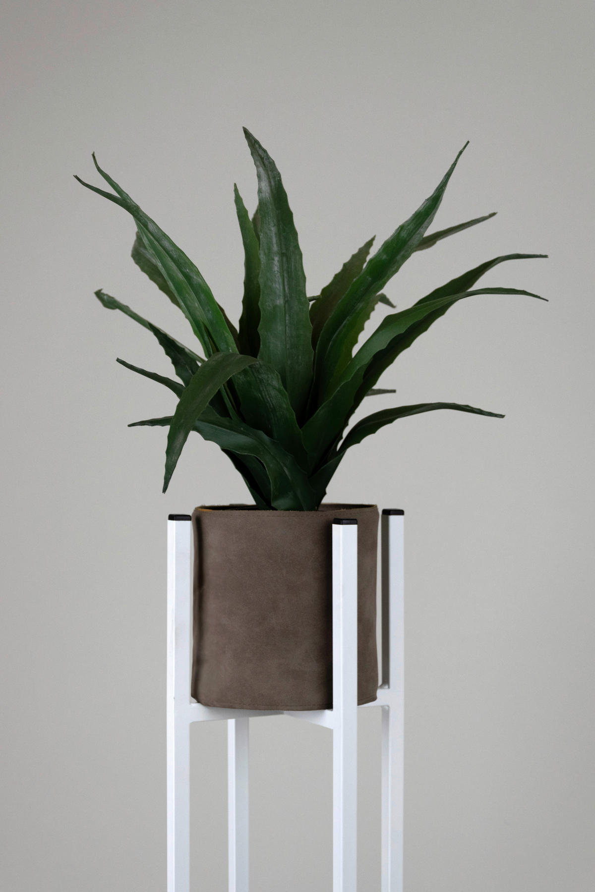 BLUMENSTÄNDER in Metall  - Weiß, Basics, Metall (22/75/22cm)