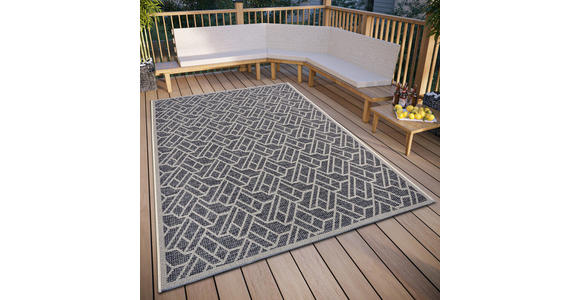 OUTDOORTEPPICH 190/290/290 cm Clyde Grau, Champagner - Champagner/Grau, Design, Kunststoff/Textil (190/290/290cm) - Novel