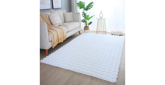 HOCHFLORTEPPICH 80/150 cm Ambiance Weiß - Weiß, Basics, Textil (80/150cm) - Novel