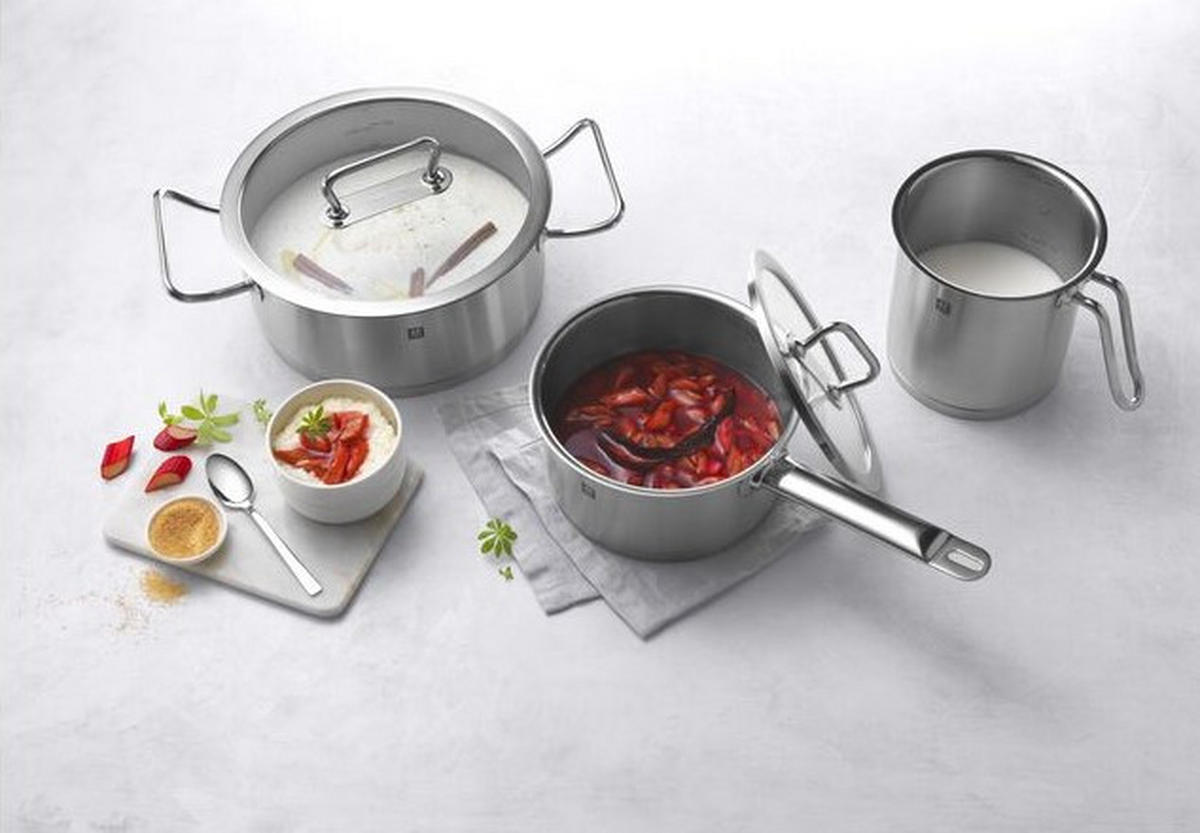 GRYTA FÖR KÖTT  - stålfärgad, metall (20cm) - Zwilling