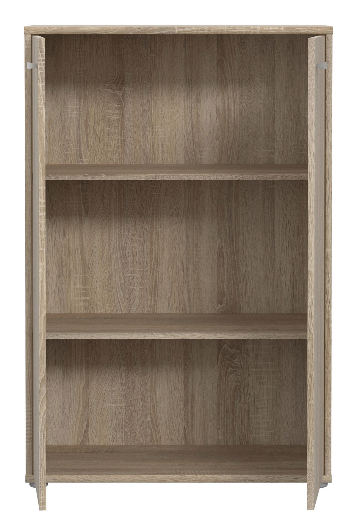 KOMMODE  in 73,7/111,1/34,8 cm  - Alufarben/Sonoma Eiche, Design, Holzwerkstoff/Kunststoff (73,7/111,1/34,8cm)