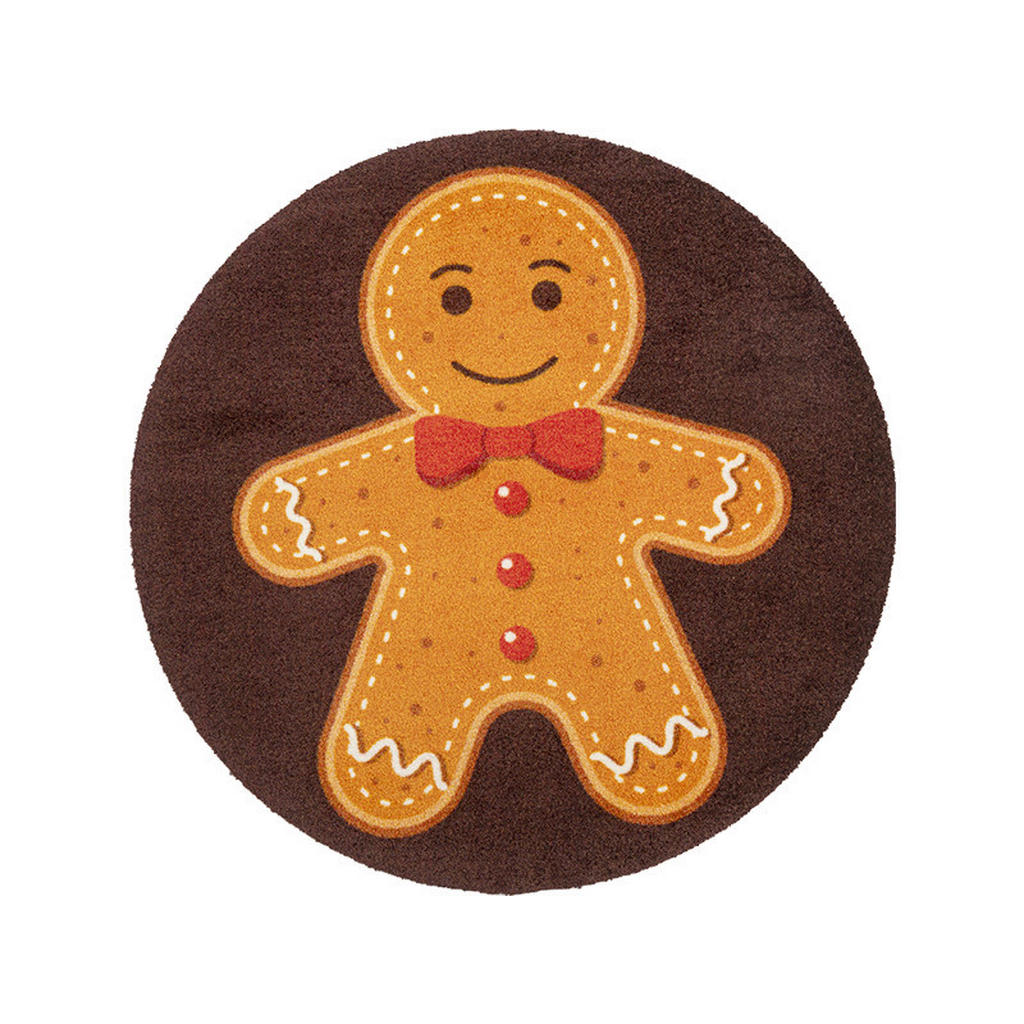 COVOR CU ȚESĂTURĂ PLATĂ Gingerbread Man