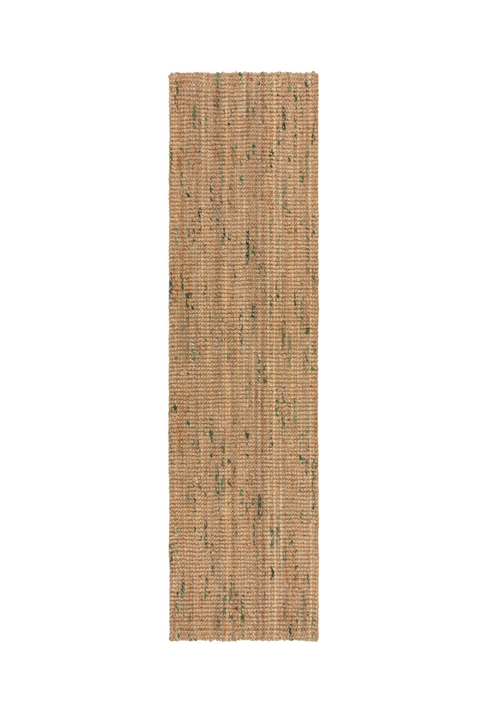 LÄUFER 60/230 cm Grün, Naturfarben  - Naturfarben/Grün, MODERN, Textil (60/230cm) - Xora