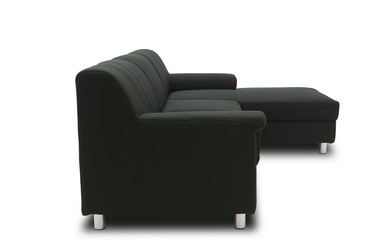 Freisteller von MID.YOU ECKSOFA Schwarz Webstoff.