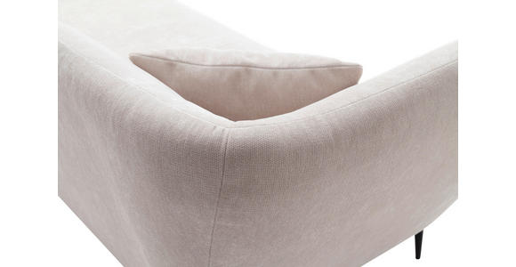 RÉCAMIERE Naturfarben Chenille Zierkissen, Rücken echt  - Schwarz/Naturfarben, KONVENTIONELL, Textil/Metall (224/70/97cm) - Hom`in