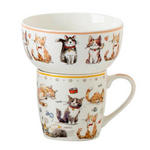 KAFFEEBECHER  840 ml   - Multicolor, LIFESTYLE, Keramik - Novel
