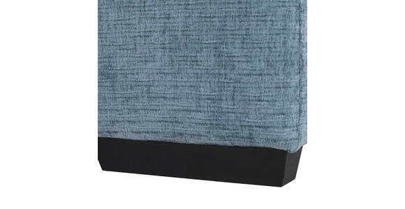 ECKSOFA in Flachgewebe Blau, Petrol 190/270 cm - Blau/Petrol, KONVENTIONELL, Holz/Textil (190/270cm) - Carryhome
