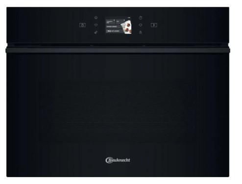 KOMPAKTBACKOFEN BCW9O7PHTSK  - Schwarz, Basics, Glas/Metall (55,9/45,5/54,3cm) - Bauknecht