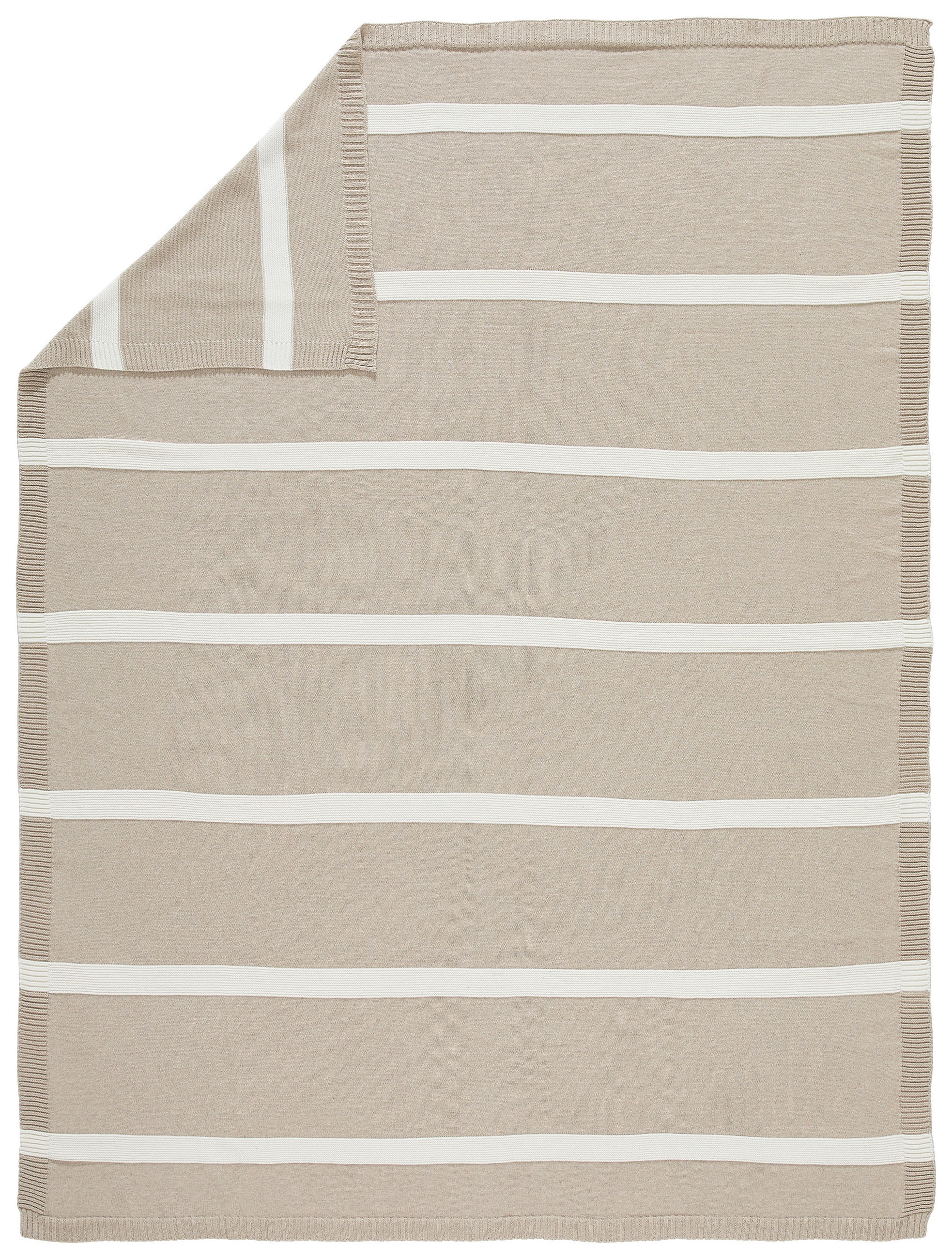 ÜBERWURF - Beige/Creme, Basics, Textil (130/180cm) - Esposa