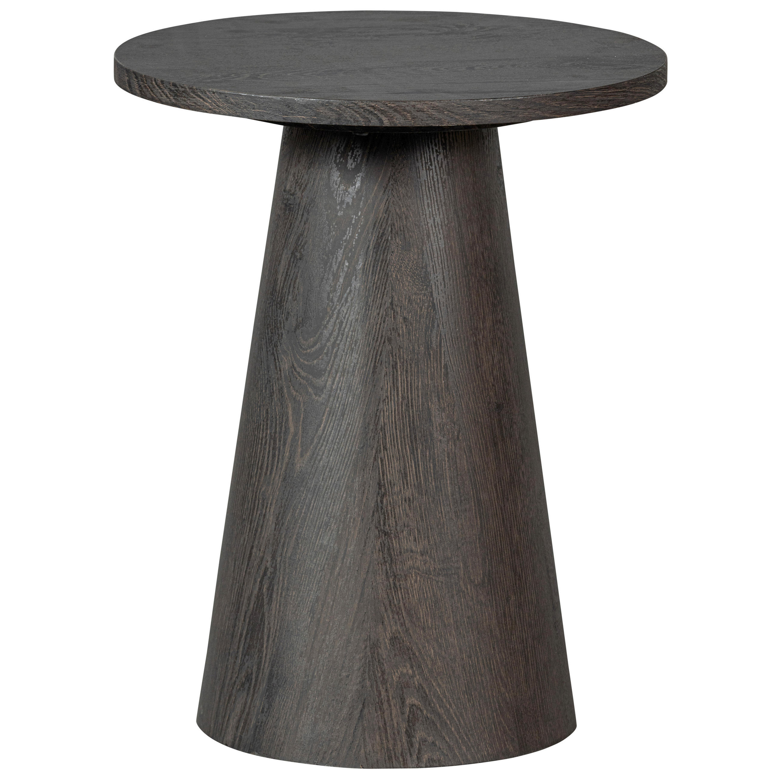 COUCHTISCH Vito 40/40/50 cm rund Dunkelbraun  - Dunkelbraun, Design, Holzwerkstoff (40/40/50cm) - Livetastic