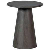 COUCHTISCH Vito 40/40/50 cm rund Dunkelbraun  - Dunkelbraun, Design, Holzwerkstoff (40/40/50cm) - Livetastic