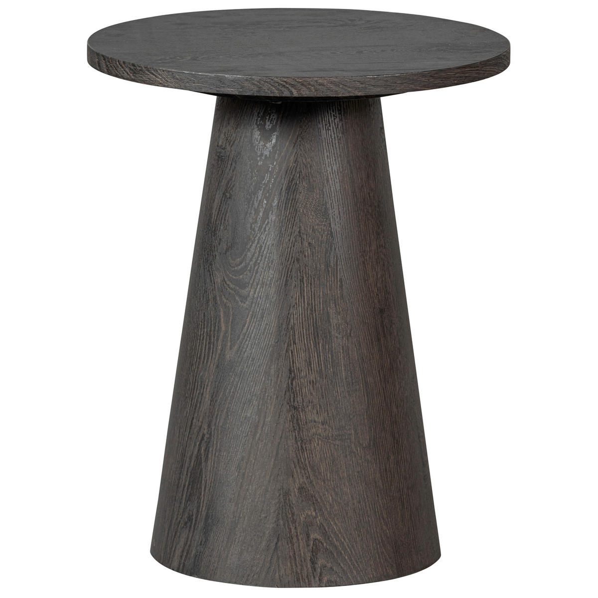 COUCHTISCH Vito 40/40/50 cm rund Dunkelbraun  - Dunkelbraun, Design, Holzwerkstoff (40/40/50cm) - Livetastic