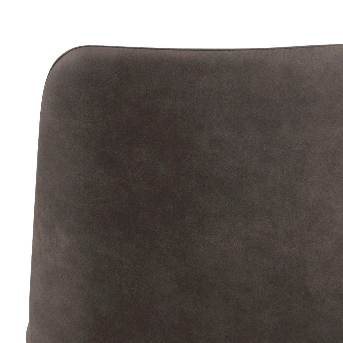 BARHOCKER in Textil Anthrazit  - Anthrazit/Schwarz, KONVENTIONELL, Textil/Metall (51/52-75,5/48,5cm) - Livetastic