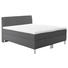 BOXSPRINGBETT 180/200 cm in Grau - Alufarben/Grau, KONVENTIONELL, Textil (180/200cm) - Jensen BOXSPRINGBETT 180/200 cm in Grau - Alufarben/Grau, KONVENTIONELL, Textil (180/200cm) - Jensen