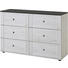 KOMMODE 130/83/41 cm - Braun/Weiß, LIFESTYLE, Holzwerkstoff/Kunststoff (130/83/41cm) - Carryhome KOMMODE 130/83/41 cm - Braun/Weiß, LIFESTYLE, Holzwerkstoff/Kunststoff (130/83/41cm) - Carryhome