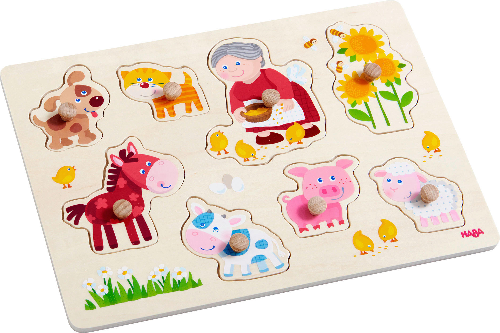 PUZZLE - Multicolor, Basics, Holz/Metall (30/21cm) - Haba