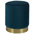 HOCKER in Metall, Textil, Holzwerkstoff Goldfarben, Petrol - Goldfarben/Petrol, Trend, Holzwerkstoff/Textil (35/40/35cm) - Xora HOCKER in Metall, Textil, Holzwerkstoff Goldfarben, Petrol - Goldfarben/Petrol, Trend, Holzwerkstoff/Textil (35/40/35cm) - Xora