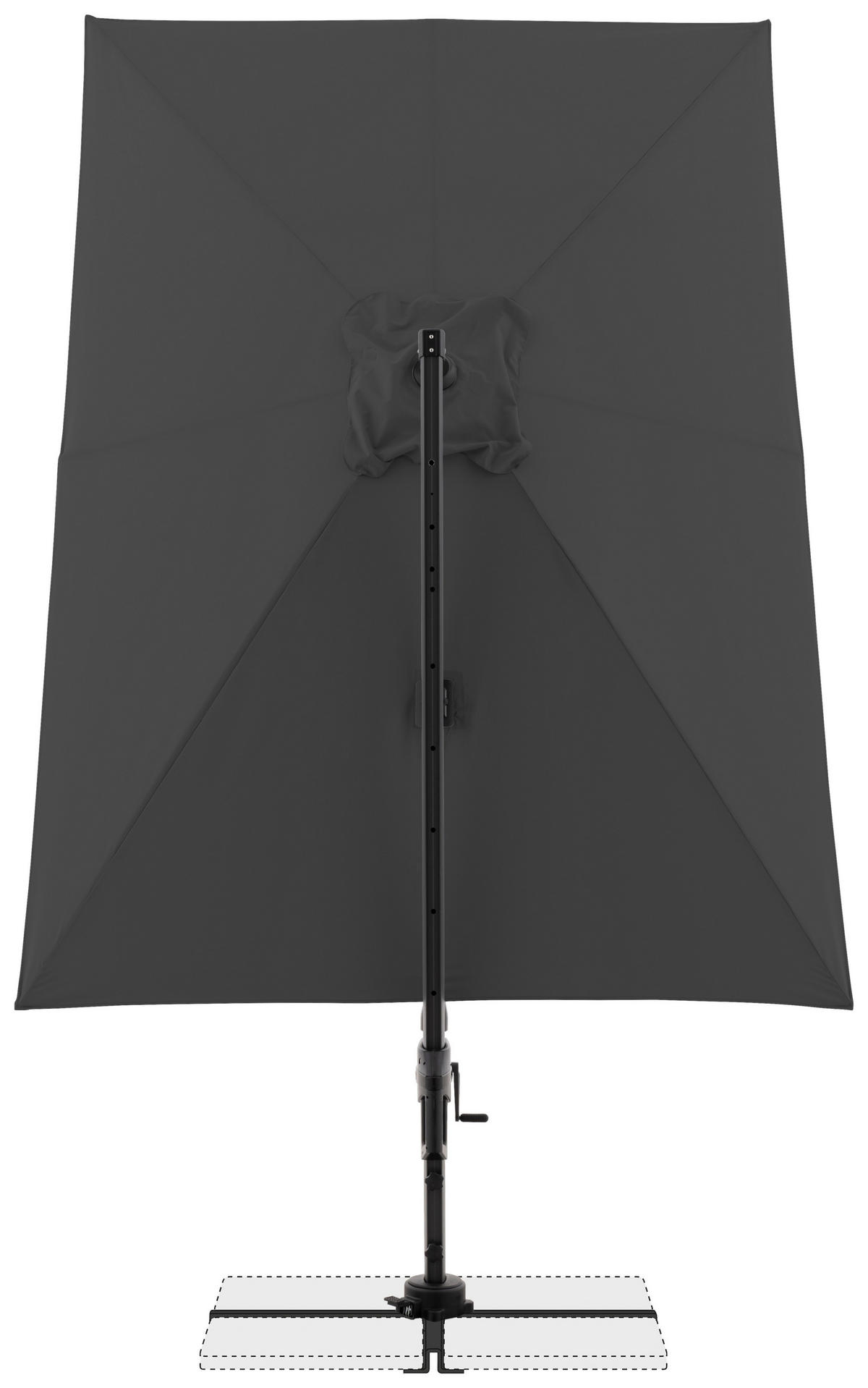 AMPELSCHIRM Anthrazit  - Anthrazit/Schwarz, Basics, Textil/Metall (310/210cm) - Doppler