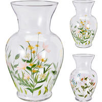 VÁZA, sklo,  - viacfarebná, Basics, sklo (17/17/27cm)