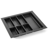 BESTECKEINSATZ - Schwarz, Basics, Kunststoff (30-35/5,05/45,5-50cm)