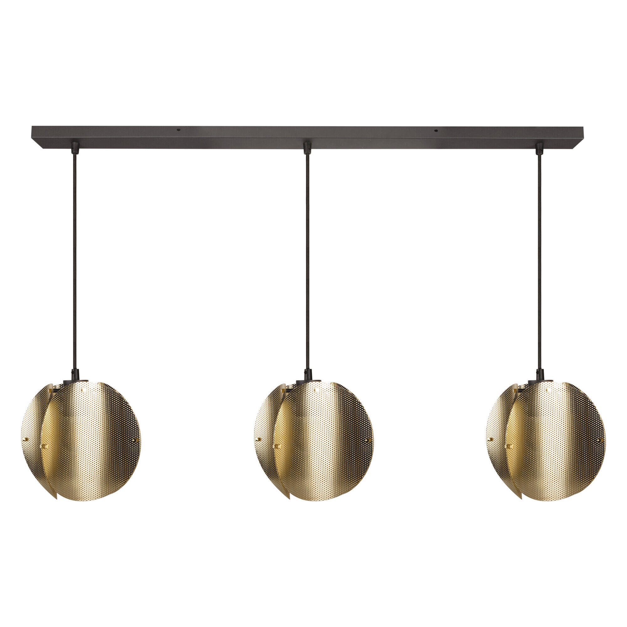 HÄNGELEUCHTE Modern 120/26/150 cm    - Goldfarben, Design, Metall (120/26/150cm) - Osram