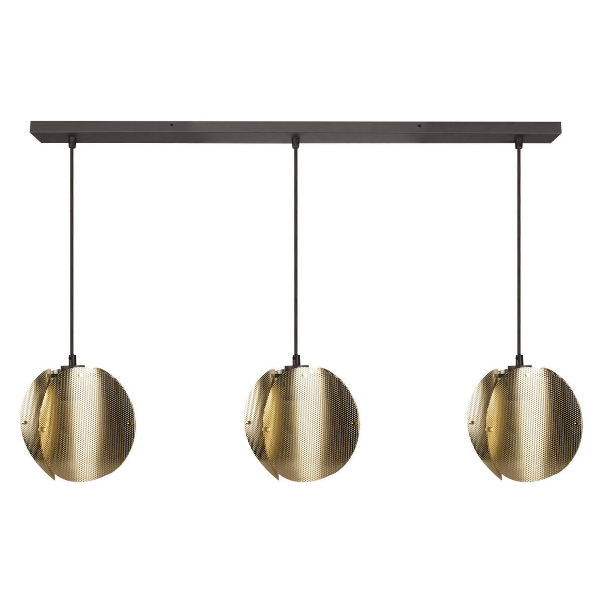 HÄNGELEUCHTE Modern 120/26/150 cm    - Goldfarben, Design, Metall (120/26/150cm) - Osram