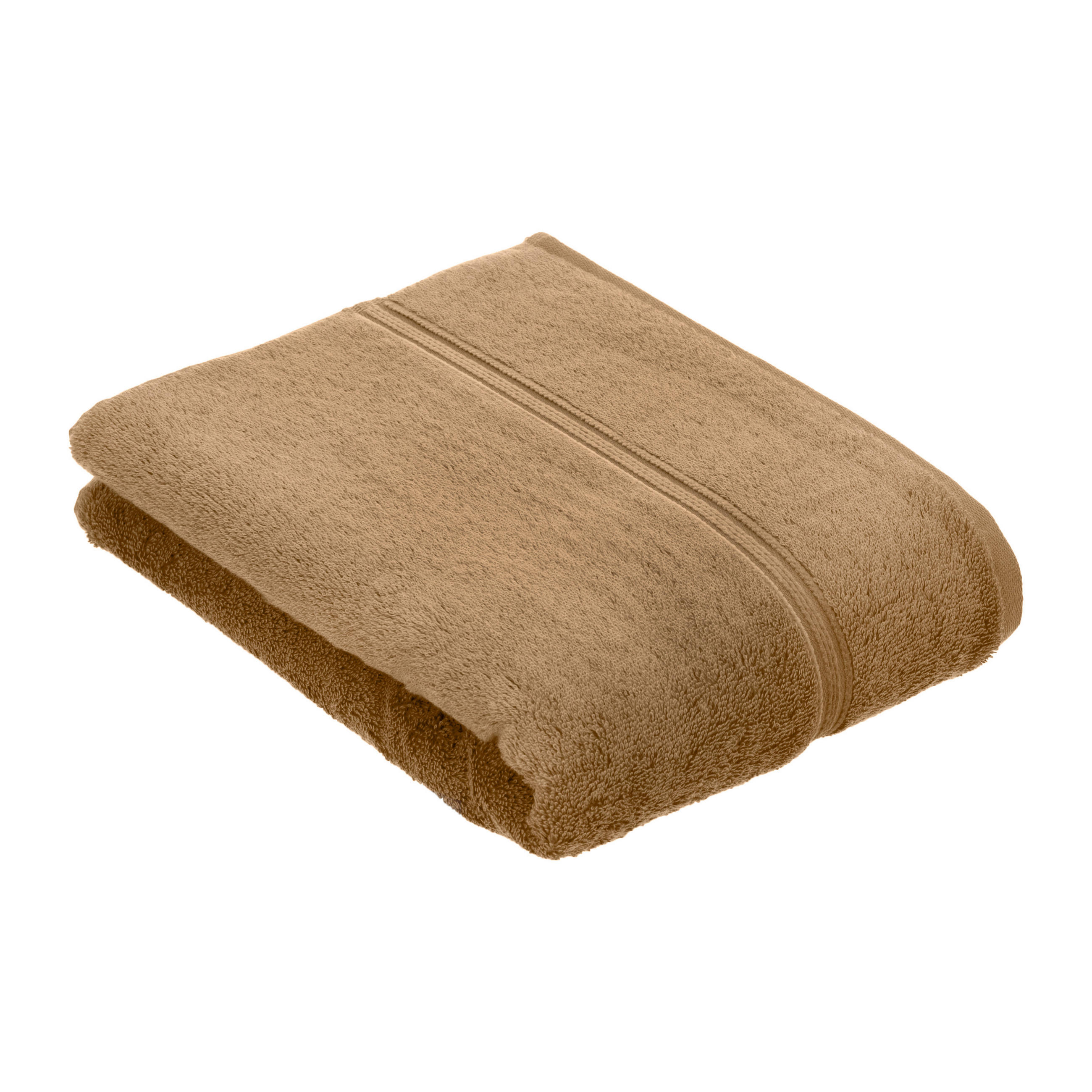 DUSCHTUCH Belief 67/140 cm  - Braun, Basics, Textil (67/140cm) - Vossen