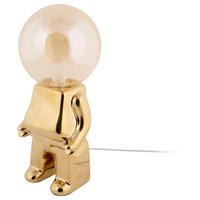 TISCHLEUCHTE Ross 12/27/12 cm  - Goldfarben, Basics, Glas/Keramik (12/27/12cm) - Leitmotiv