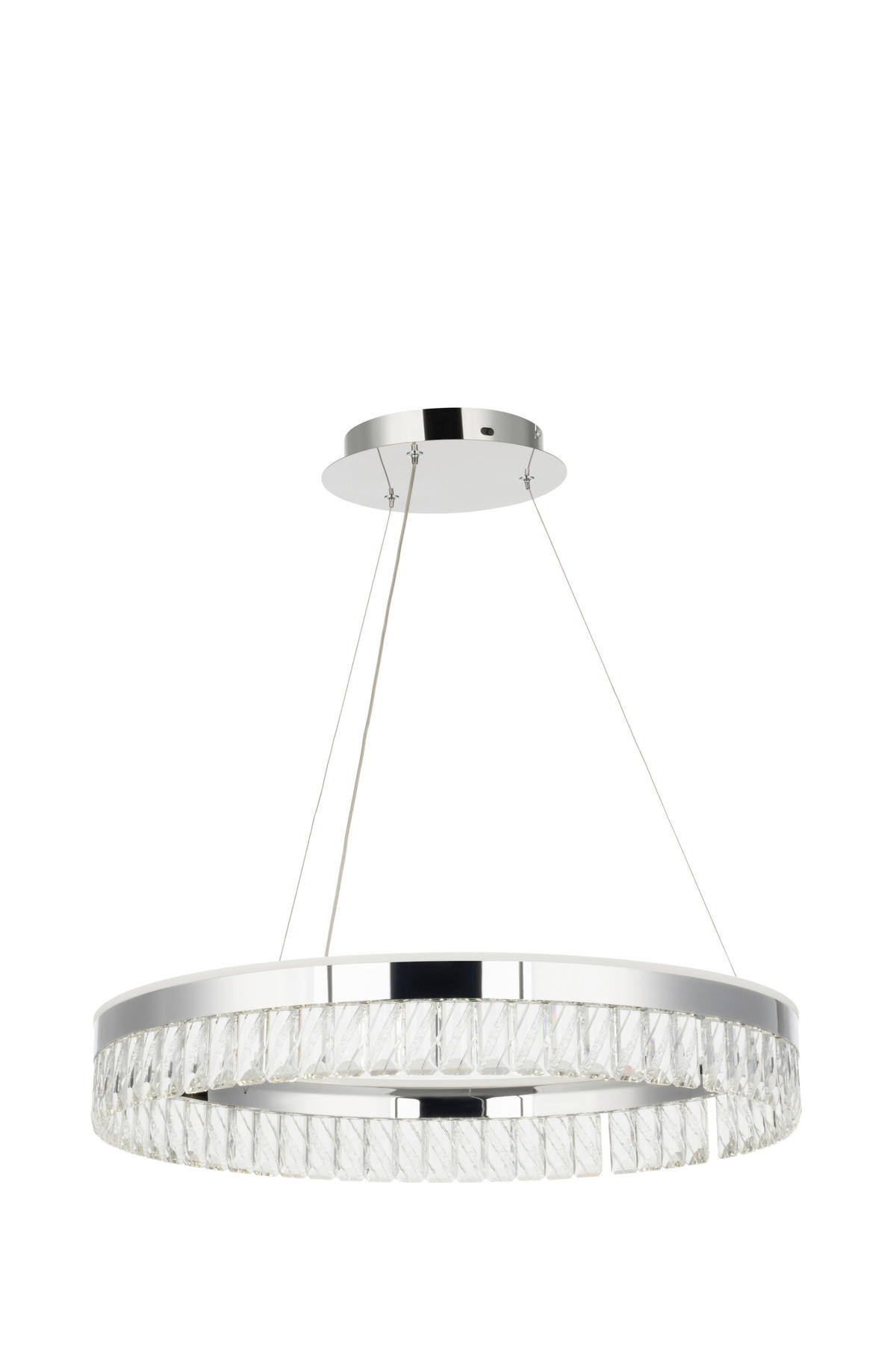 LED-HÄNGLAMPA Bunda 60/150 cm  - klar, Design, metall/glas (60/150cm) - Glandor