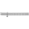 VORHANGSCHIENE - Grau Hochglanz, Basics, Metall (280/13,5/4,7cm) - Homeware