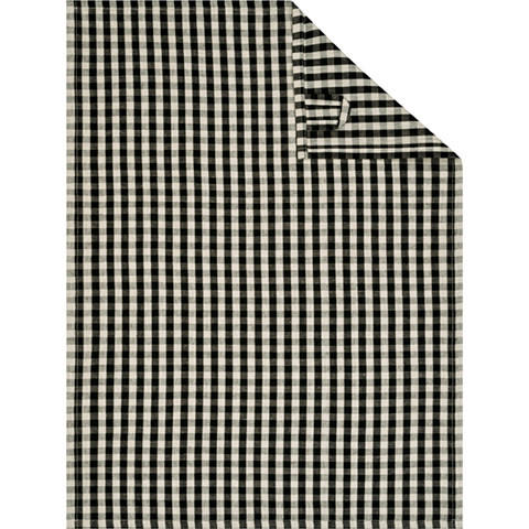 GESCHIRRTUCH Naturfarben, Schwarz  - Schwarz/Naturfarben, Basics, Textil (50/70cm) - Cawoe