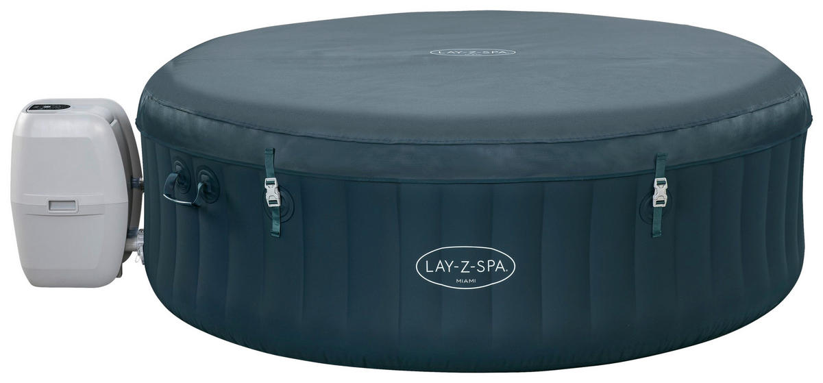 WHIRLPOOL MIAMI 60001 MIAMI AIRJET 196/66 cm  - Dunkelblau, KONVENTIONELL, Kunststoff/Metall (196/66cm) - Bestway