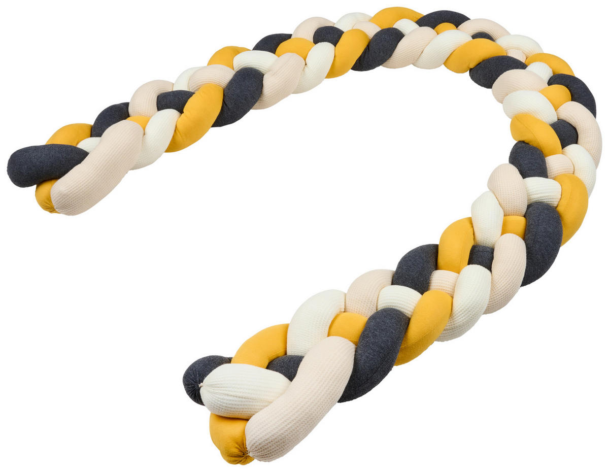 HADOVÝ MANTINEL DO POSTÝLKY - krémová/tmavě šedá, Basics, textil (16/200cm) - Patinio