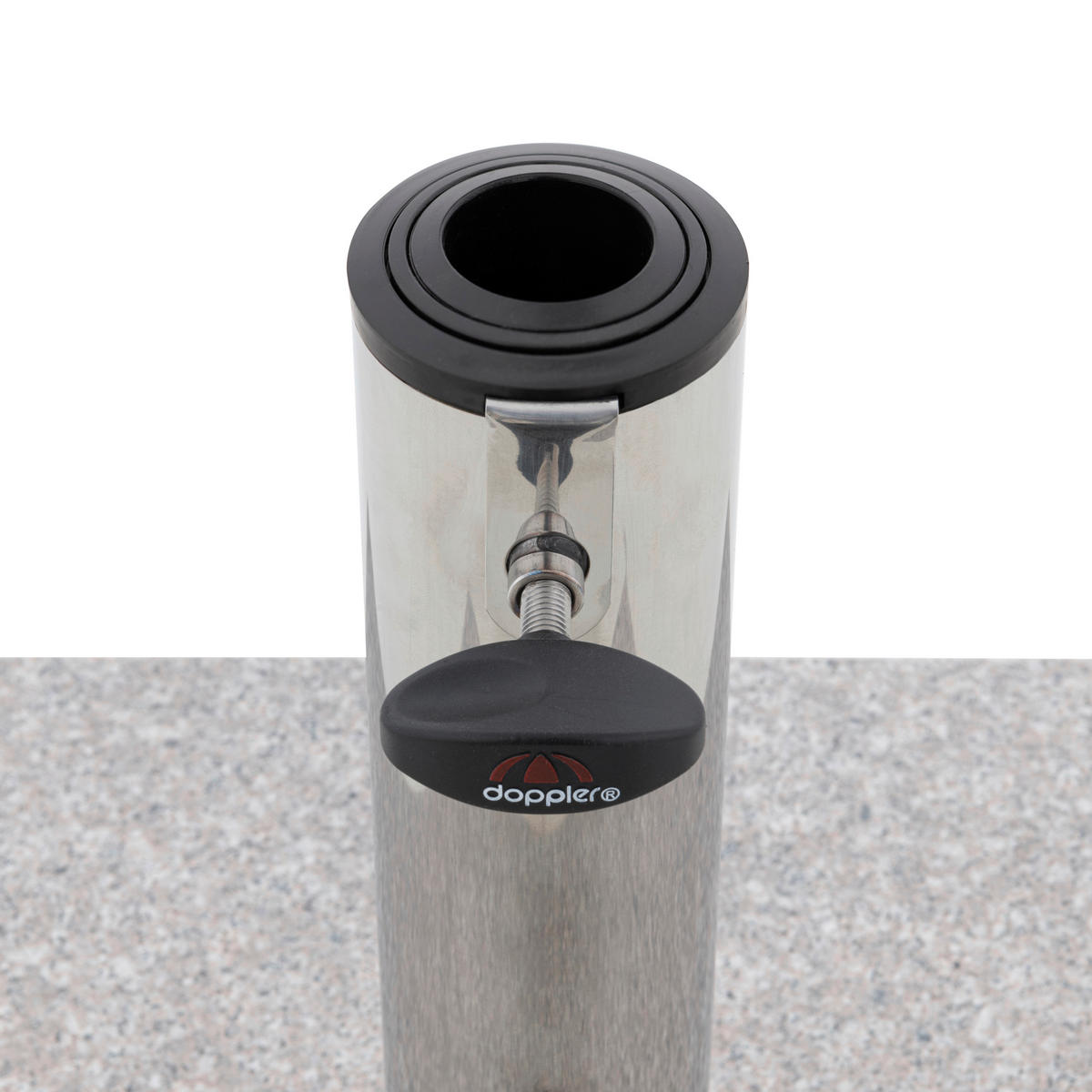 SONNENSCHIRMSTÄNDER Granit Grau  - Grau, Basics, Stein (38/37,7/38cm) - Doppler