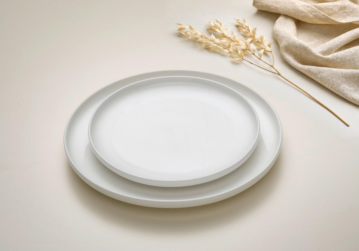 KOMBINOVANÁ SOUPRAVA 20dílné, porcelán keramika  - bílá, Trend, keramika - Dieter Knoll